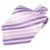 RAS-07 Cravate Ascot En Textile à Motif Cœur Et Anneau, Rayures Violettes