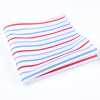 RCF-6258-77 Pochette à motif rayure crayon White/Red en tissu Ringhart fabriqué au Royaume-Uni