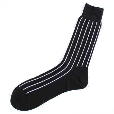S-02 Chaussettes habillées, à rayures