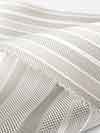S-943 Tissu formel rayé gris clair de Yamanashi Fujiyoshida