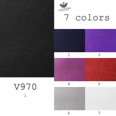 V970 Tissu de parement en satin de soie véritable, fabriqué en Grande-Bretagne