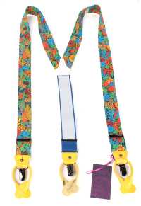 VAR-L3 BRETELLE & BRACES Bretelles Liberty Print Chiara[Accessoires de cérémonie] Bretelle & Croisillons Images supplémentaires