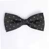VBF-22 VANNERS Nœud Papillon Usagé Textile Paisley Dot Noir