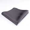 VCF-08 Pochette de costume en tissu VANNERS, motif pied-de-poule, noir