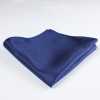 VCF-09 Pochette de costume en tissu VANNERS, motif pied-de-poule, bleu marine