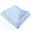 VCF-12 Pochette de costume en tissu VANNERS, motif pied-de-poule, bleu Sax