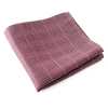 VCF-17 Pochette de costume en tissu VANNERS, motif Glen check, bordeaux
