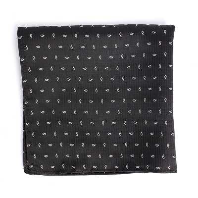 VCF-22 Pochette en tissu VANNERS motif paisley à pois noir