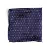 VCF-23 Pochette de costume en tissu VANNERS, motif cachemire à pois, bleu marine