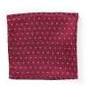 VCF-24 Pochette, motif paisley à pois, bordeaux, confectionnée en tissu VANNERS
