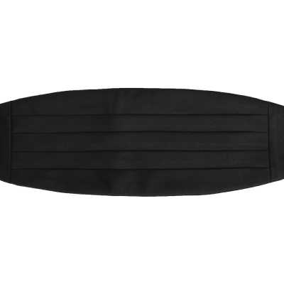 VCM-04 VENNERS Tissu en soie, ceinture de smoking usagée, sergé noir