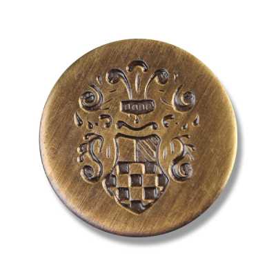 YM5 Bouton en métal de fabrication japonaise pour costumes et vestes, doré
