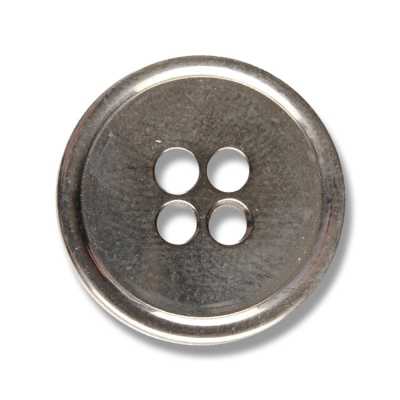 YS21 Fabriqué au Japon, bouton en métal pour costumes et vestes, argent