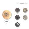 デュアル Boutons en polyester pour costumes et vestes [Outlet]