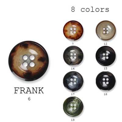 フランク Boutons en polyester fabriqués au Japon pour costumes et vestes