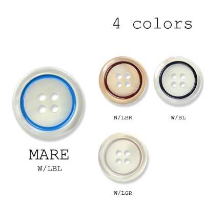 マーレ Boutons en nacre fabriqués en Italie pour costumes et vestes